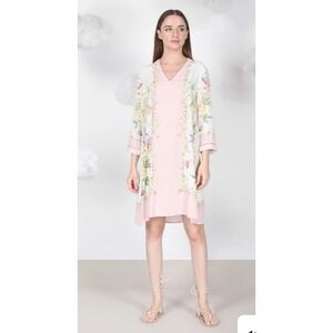 Bl^nk London Anthropologie Sharon Dress Size Large Romantic Cottage Core‎ Floral